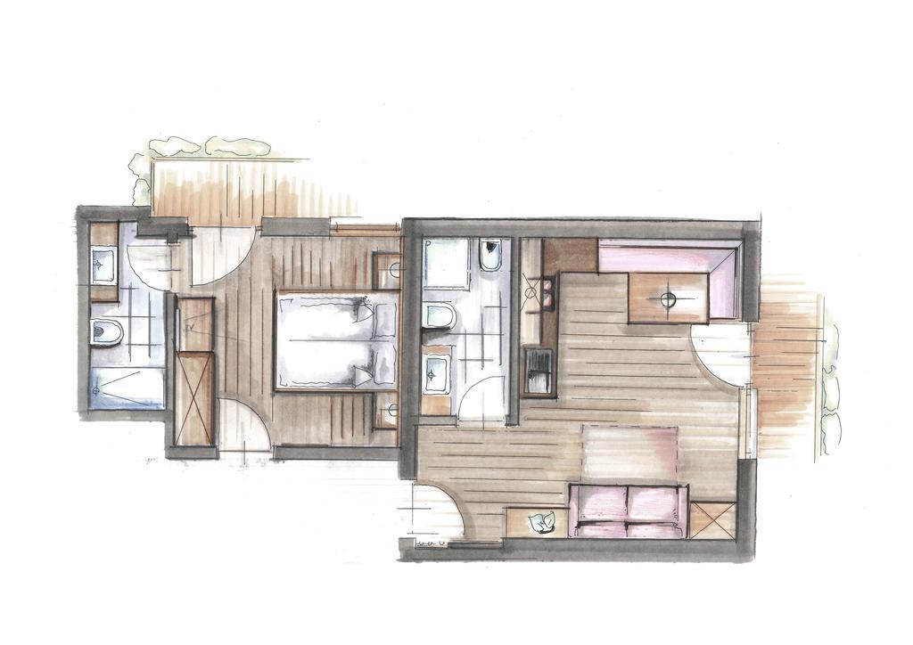 Garni Appartement Alpenresidence 卡迪皮特拉 客房 照片